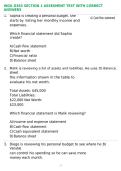 WGU D363 SECTION 1 ASSESMENT TEST WITH CORRECT ANSWERS