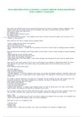 WGU D363 PRACTICE Q LESSON 1 LATEST UPDATE WITH QUESTIONS AND CORRECT ANSWERS