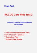 NCCCO Core Prep Test 2 Questions & Answers PDF &vert; Complete Practice Exam &vert; Latest 2026&ndash;2027