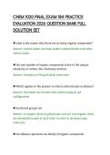 CHEM 1020 FINAL EXAM 184 PRACTICE&NewLine;EVALUATION 2026 QUESTION BANK FULL&NewLine;SOLUTION SET