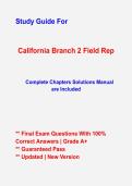 California Branch 2 Field Representative Exam Study Guide 2026&ndash;2027 &vert; SPCB License Prep & Practice Review