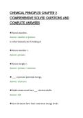CHEMICAL PRINCIPLES CHAPTER 2&NewLine;COMPREHENSIVE SOLVED QUESTIONS AND&NewLine;COMPLETE ANSWERS