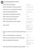Utah State Board Master Esthetician Exam EXAM STUDY GUIDE 2026&sol;2027 ACCURATE QUESTIONS WITH CORRECT DETAILED SOLUTIONS &vert;&vert; 100&percnt; GUARANTEED PASS NEWEST VERSION