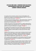 AVN 2035 MED SURG 3 VERIFIED EXAM SOLUTIONS - COMPREHENSIVE QUESTIONS AND ANSWERS - CURRENT VERSION 2026&sol;2027&NewLine;&NewLine;