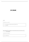 IC3 GS6 LEVEL 2 TEST QUESTIONS AND VERIFIED ANSWERS
