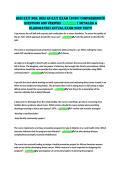 HESI EXIT NGN&comma; HESI RN Exit Exam &lpar;2026&rpar; comprehensive&NewLine;questions and verified ANSWERS &lpar; detailed &&NewLine;elaborated&rpar; ACTUAL EXAM 2026 TEST&excl;&excl;