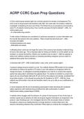 ACRP CCRC Exam Prep Questions  with Clear Rationales &lpar;2026&sol;2027&rpar;&NewLine;&NewLine;