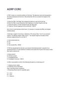ACRP CCRC Questions and Correct Answers with Rationales &lpar;2026&sol;2027&rpar;&NewLine;
