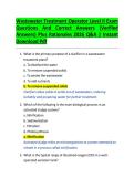 Wastewater Treatment Operator Level II Exam Questions And Correct Answers &lpar;Verified Answers&rpar; Plus Rationales 2026 Q&A &vert; Instant Download Pdf 