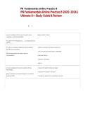 PN Fundamentals Online Practice B 2025&ndash;2026 &vert;  &NewLine; &Tab;Ultimate A&plus; Study Guide & Review &NewLine;