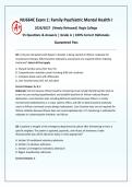 NU664C Exam 1&colon; Family Psychiatric Mental Health I 2026&sol;2027 &vert; Newly Released &vert; Actual Exam &vert; 55 Q&A with Rationales &vert; Regis College &vert; Guaranteed Pass - A&plus; Graded&NewLine;&NewLine;