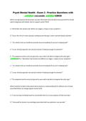 Psych Mental Health - Exam 3 - Practice Questions with&NewLine;answers &vert; accurate answers &commat;2026
