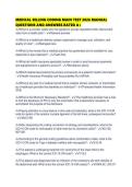 MEDICAL BILLING CODING MAIN TEST 2026 MANUAL QUESTIONS AND ANSWERS RATED A&period;pdf&NewLine;&NewLine;1&period; Document information