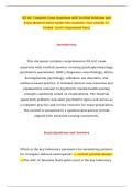 NR 607 Complete Exam Questions with Verified Solutions and Exam Material latest update this Academic Year Already A&plus; Graded  &lpar;100&percnt; Guaranteed Pass&rpar;