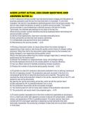 ACEDS LATEST ACTUAL 2026 EXAM QUESTIONS AND ANSWERS RATED 
