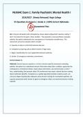 NU664C Exam 1&colon; Family Psychiatric Mental Health I BUNDLE 2026&sol;2027 &vert; Regis College &vert; 3 Exam Sets &lpar;165 Q&A&rpar; with Rationales &vert; Guaranteed Pass - A  Graded