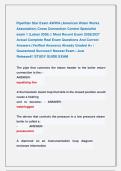 Pipefitter Star Exam AWWA &lpar;American Water Works  &NewLine;Association&rpar; Cross Connection Control Specialist &NewLine;exam 1 &lpar;Latest 2026&rpar; &vert;&vert; Most Recent Exam 2026&vert;2027 &NewLine;Actual Complete Real Exam Questions And Correct &NewLine;Answers &lpar;Verified Answers&rpar; Already Graded A&plus; &vert; &NewLine;G