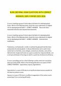 &NewLine;NURS 280 FINAL EXAM QUESTIONS WITH CORRECT ANSWERS 100&percnt; VERIFIED 2025-2026&NewLine;