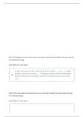 NRF BY CUSTOMER SERVICE & SALES FUNDAMENTALS QUESTIONS AND CORRECT ANSWERS 