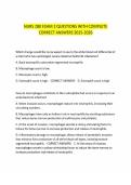 &NewLine;NURS 280 EXAM 2 QUESTIONS WITH COMPLETE CORRECT ANSWERS 2025-2026&NewLine;