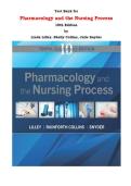 Test Bank for Pharmacology and the Nursing Process 10th Edition by Linda Lilley&comma; Shelly Collins&comma; Julie Snyder &vert;Complete Verified Test Bank&comma; All Chapters Covered&vert;