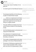 POLI 201 Comprehensive Pass Exam Review EXAM STUDY GUIDE 2026&sol;2027 ACCURATE QUESTIONS WITH CORRECT DETAILED SOLUTIONS &vert;&vert; 100&percnt; GUARANTEED PASS NEWEST VERSION