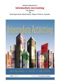 Solution Manual For Intermediate Accounting&comma; 7th Edition by David Spiceland&comma; Mark Nelson&comma; Wayne Thomas&comma; Jennifer &vert;Complete Verified Test Bank&comma; All Chapters Covered&vert;