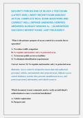 SECURITY FORCES END OF BLOCK 2 TEST EXAM &NewLine;&lpar;LATEST 2026&rpar; &vert;&vert; MOST RECENT EXAM 2026&vert;2027 &NewLine;ACTUAL COMPLETE REAL EXAM QUESTIONS AND &NewLine;CORRECT WELL DEFINED ANSWERS &lpar;VERIFIED &NewLine;ANSWERS&rpar; ALREADY GRADED A&plus;  &vert; GUARANTEED                 &NewLine;SUCCESS&excl;&excl; NEWEST EXAM &vert; 
