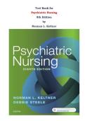 Test Bank For Psychiatric Nursing 8th Edition by Norman L&period; Keltner &vert;Complete Verified Test Bank&comma; All Chapters Covered&vert;