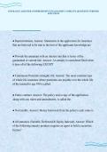 INSURANCE ADJUSTER COMPREHENSIVE EXAM SCRIPT COMPLETE QUESTIONS VERIFIED&NewLine;SOLUTIONS