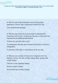 INSY 2303 EXAMINATION SET ACTUAL TEST PAPER QUESTIONS CORRECT ANSWERS&NewLine;GRADED A PLUS