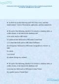 INSY 2303 FINAL PAPER EXAM QUESTIONS ACCURATE ANSWERS FULL SOLUTION