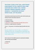TBS PHASE 3 EXAM &lpar;LATEST 2026&rpar; &vert;&vert; MOST RECENT  &NewLine;EXAM 2026&vert;2027 ACTUAL COMPLETE REAL EXAM &NewLine;QUESTIONS AND CORRECT WELL DEFINED &NewLine;ANSWERS &lpar;VERIFIED ANSWERS&rpar; ALREADY   &NewLine;GRADED A&plus;  &vert; GUARANTEED SUCCESS&excl;&excl;                  &NewLine;NEWEST EXAM &vert; JUST RELEASED&excl;&excl;