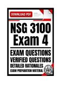 Galen NSG 3100 Exam 1&comma;2&comma;3&comma;4 &vert; Fundamental Concepts & Skills I &lpar;2026&rpar; Actual Q&A PDF