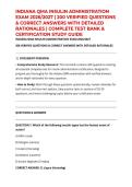 INDIANA QMA INSULIN ADMINISTRATION EXAM 2026&sol;2027 &vert; 200 VERIFIED QUESTIONS & CORRECT ANSWERS WITH DETAILED RATIONALES &vert; COMPLETE TEST BANK & CERTIFICATION STUDY GUIDE