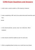 2026 CCMA Actual Exam Questions and Revised Answers Verified by Experts &vert; &lpar;Latest 2026 &sol; 2027 Update&rpar; Graded A&plus;&period;