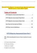 WGU D775 OA &lpar;Objective Assessment&rpar; Exam &vert; Questions and Correct Detailed Answers plus Rationale &vert; Latest 2026&sol;27 Update