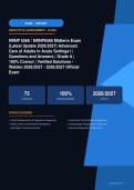  NRNP 6566 Advanced Care Adults Acute Settings I Midterm Exam Actual 2026&sol;2027 &ndash; 100&percnt; Verified &vert; Detailed Rationales &ndash; Pass Guaranteed &ndash; A&plus; Graded 