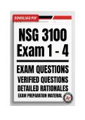 Galen NSG 3100 Exam 1&comma;2&comma;3&comma;4 &vert; Fundamental Concepts & Skills I &lpar;2026&rpar; Actual Q&A PDF