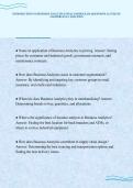 INTRODUCTION TO BUSINESS ANALYTICS FINAL PAPER EXAM QUESTIONS ACCURATE ANSWERS FULL SOLUTION&period;pdf&NewLine;&NewLine;
