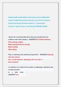 tummy safe exam 2026&vert;&vert; Most Recent Exam 2026&vert;2027 &NewLine;Actual Complete Real Exam Questions And Correct Answers &NewLine;&lpar;Verified Answers&rpar; Already Graded A&plus; &vert; Guaranteed &NewLine;Success&excl;&excl;  Newest Exam &vert; Just Released&excl;&excl;Study Guide 