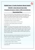 NU664C Exam 2&colon; Family Psychiatric Mental Health I 2026&sol;2027 &vert; Newly Released &vert; Actual Exam &vert; 60 Q&A with Rationales &vert; Regis College &vert; Guaranteed Pass - A&plus; Graded&NewLine;&NewLine;