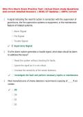 Ohio Fire Alarm Exam Practice Test &vert; Actual Exam study Questions and correct detailed Answers &vert; 2026&sol;27 Updates &vert; 100&percnt; correct