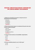 BIOM 3090 &vert; COMPLETE EXAM 2026&sol;2027 &vert; QUESTIONS AND 100&percnt; VERIFIED ANSWERS &vert; PASS GUARANTEE&NewLine;&NewLine;