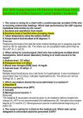 EXIT HESI Comprehensive PN B Review Actual Exam 2026&sol;2027 &vert; Questions & Verified Answers &vert; Latest Update &vert; Graded A&plus;