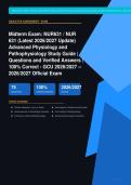 NUR 210 Transition to Practice Capstone Exam Actual 2026&sol;2027 &ndash; Complete Exam-Style Questions &vert; 100&percnt; Verified &ndash; Pass Guaranteed &ndash; A&plus; Graded