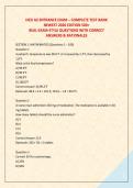 HESI A2 ENTRANCE EXAM &ndash; COMPLETE TEST BANK &NewLine;NEWEST 2026 EDITION 500&plus;  &NewLine;REAL EXAM-STYLE QUESTIONS WITH CORRECT  &NewLine;ANSWERS & RATIONALES