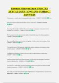 Bioethics Midterm Exam UPDATED &NewLine;ACTUAL QUESTIONS AND CORRECT &NewLine;ANSWERS