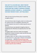 WGU D677 Pre OA EXAM 2026 &vert;&vert; MOST RECENT            &NewLine;EXAM 2026&vert;2027 ACTUAL COMPLETE REAL EXAM &NewLine;QUESTIONS AND CORRECT ANSWERS &lpar;VERIFIED &NewLine;ANSWERS&rpar; ALREADY GRADED A&plus; &vert; GUARANTEED &NewLine;SUCCESS&excl;&excl; NEWEST EXAM &vert; JUST RELEASED&excl;&excl; 