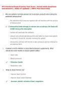 ATI Proctored Exam Practice Test Exam &vert; Actual study Questions and Answers &vert; 2026&sol;27 Updated &vert; 100&percnt; Pass Guarantee